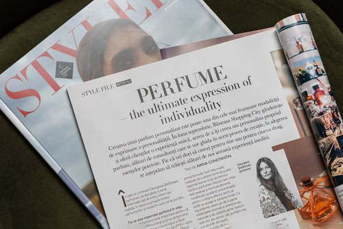 Interviu "PERFUME - the ultimate expression of individuality"